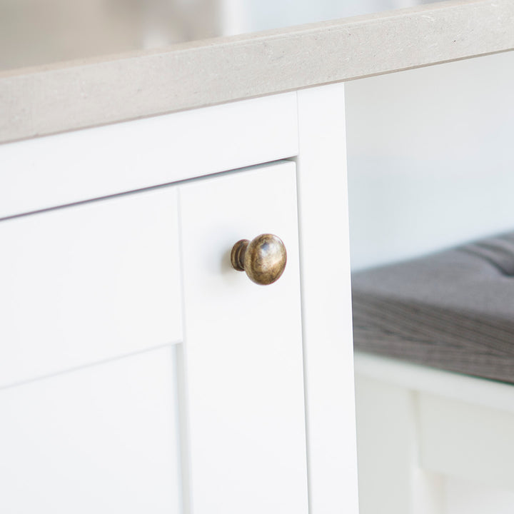 Knopp 411 antik mässing