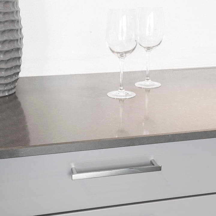 Handtag Bror blank nickel, matt svart, matt mässing och rostfri look