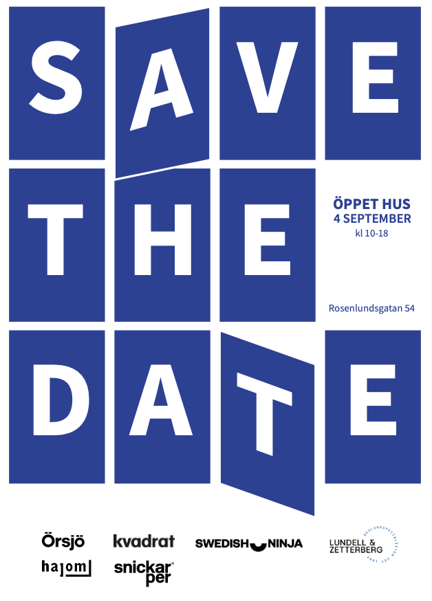 4 SEPTEMBER Arkitekter och inredare!