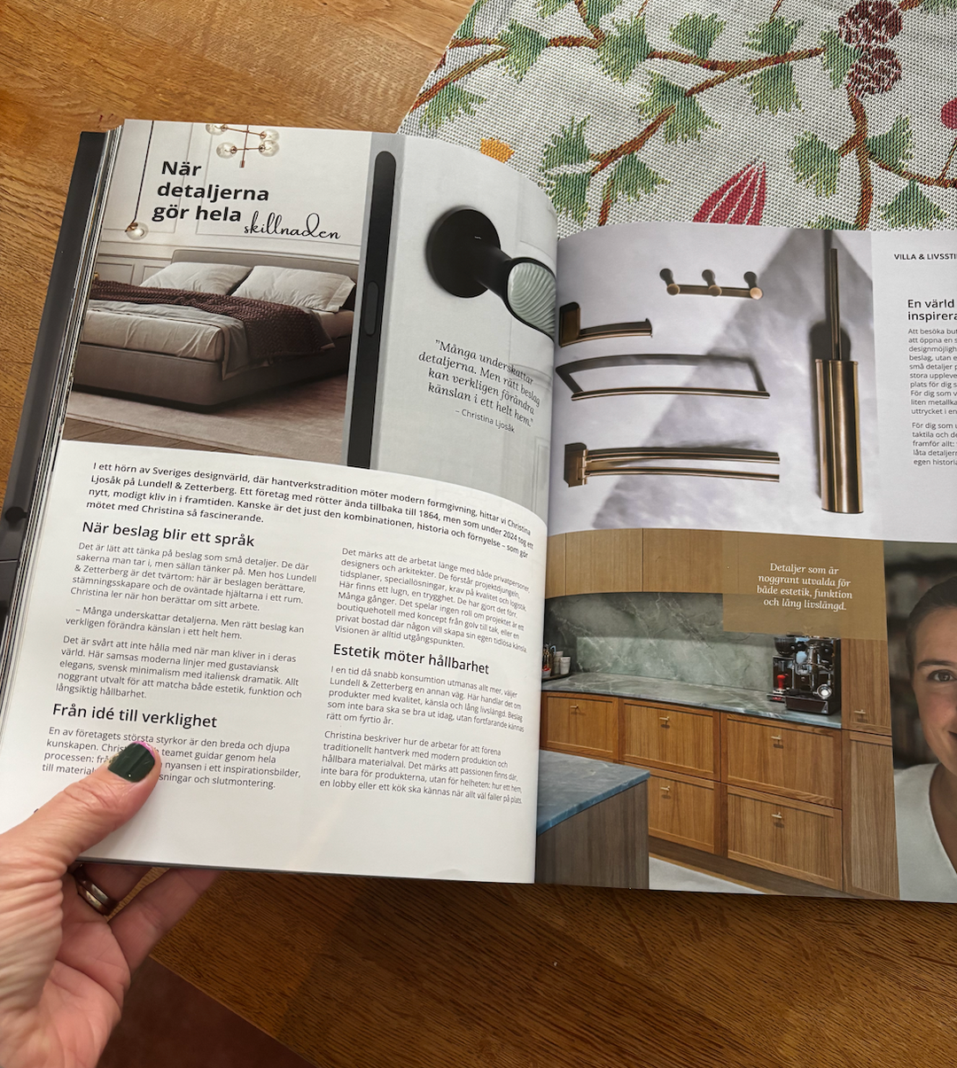 Vi är med i årets första nummer av Villa & Livsstil 2026!