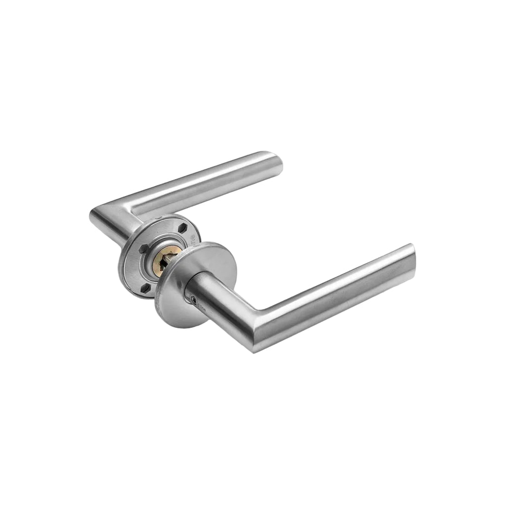 Dörrtrycke Lever handle FF borstad rostfritt