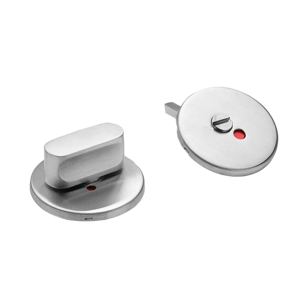 Toalettvred, WC vred design Knut Holscher borstad rostfritt