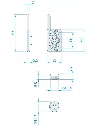 Koppelhake KB85