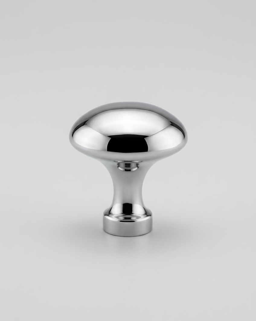 Knopp 1697 oval massiv mässing - Lundell & Zetterberg