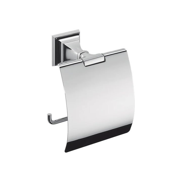 Toalettpappershållare Portofino m.lock krom
