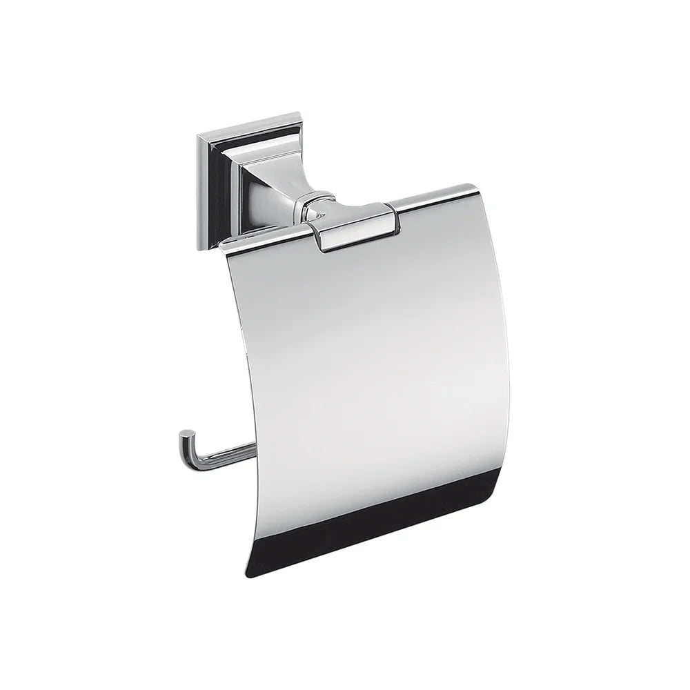 Toalettpappershållare Portofino m.lock krom