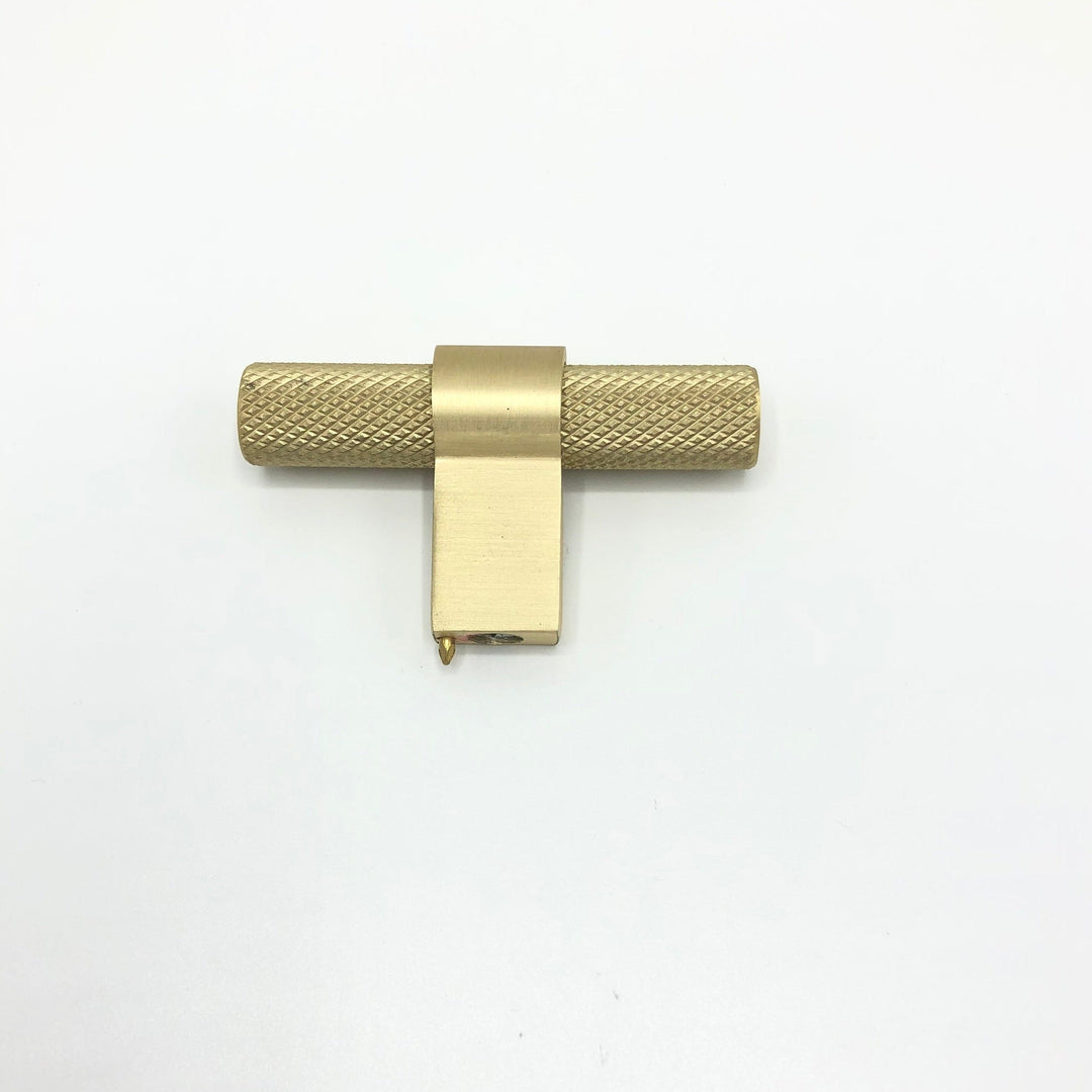 Knopp T Helix mässing- Lundell & Zetterberg