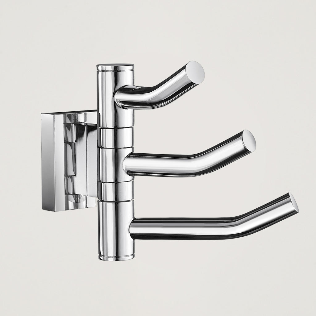 Svängbar RK327 trippelkrok krom